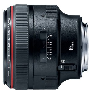 Canon EF 85mm f1.2L II USM Lens