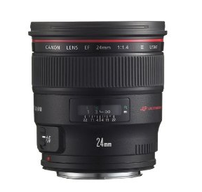 Canon EF 24mm f/1.4 L USM II Wide Angle Lens